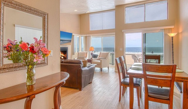 Cheery and bright upstairs unit is a perfect beach getaway!