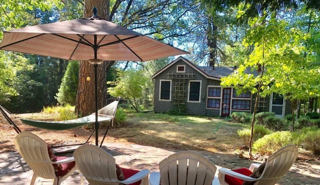 Cottage offers a comfortable and peaceful setting, perfect for relaxing.