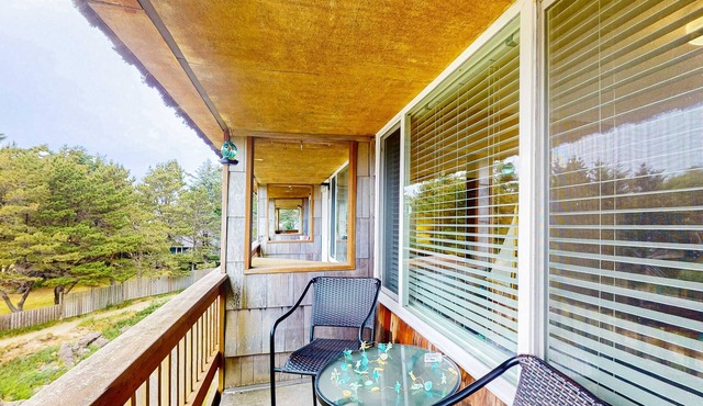 Dog friendly oceanfront condo with beach access and updated interior
