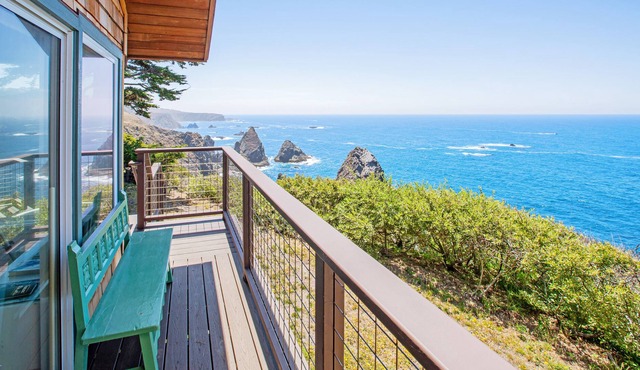 Dog-Friendly, Oceanfront Home w/Private Hot Tub, Deck, WiFi, & Spectacular Views