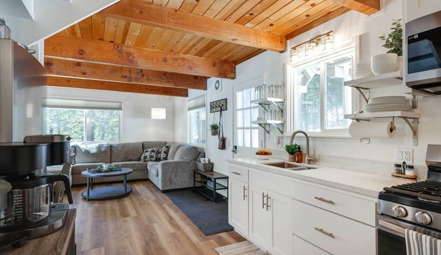 Forested Cold Springs Cabin w/Wood-Burning Stove!