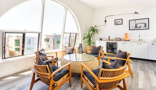 Luxury home just steps from the sand with ocean & channel island views!