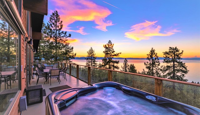 Lx10 lakeview jewel of sierra theater , hot tub