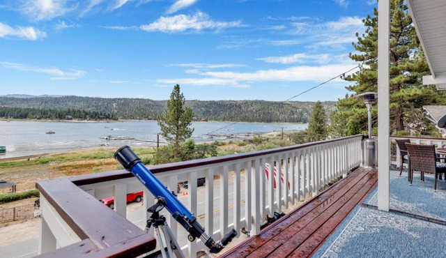North Shore Chalet by Big Bear Vacations Lakeside Fawnskin Estate Boat Dock Lake Access