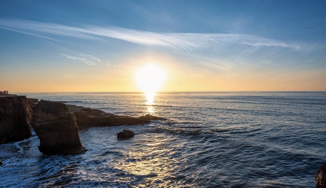Ocean Roars & Fiery Sunsets Sunflower ADUManCave - 750 SQFT, Large OB/PtLoma