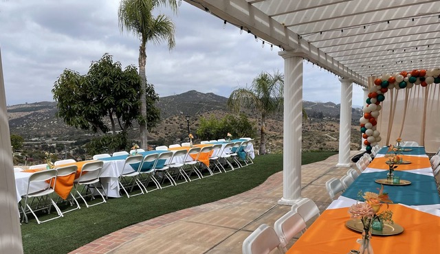 Outdoor wedding rentl at Luxurious Property with Stunning City /Mountain Views