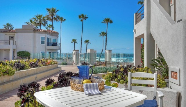 Premium Beachfront Stay Ground Floor, 2 Parking Spots, Community Jacuzzi EV Charging