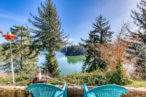 Riverfront Home with Beautiful Water Views Patio & Fireplace