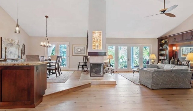 Spacious 4BR Estate, Pickleball/Bball Court Surrounded by Trees on 0.74 acres