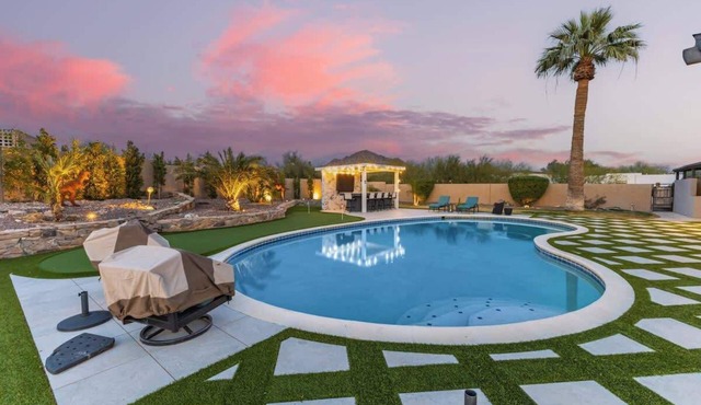 Spacious Camelback View Home with Pool & Firepit