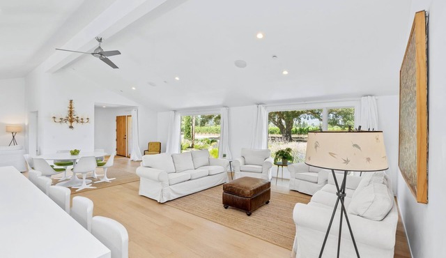 St. Helena vineyard adjacent three/ three bath compeltely updated with pool.
