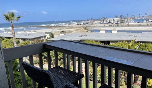 Sunset Harbor and Ocean Views, Modern Coastal Design, Beachfront Resort