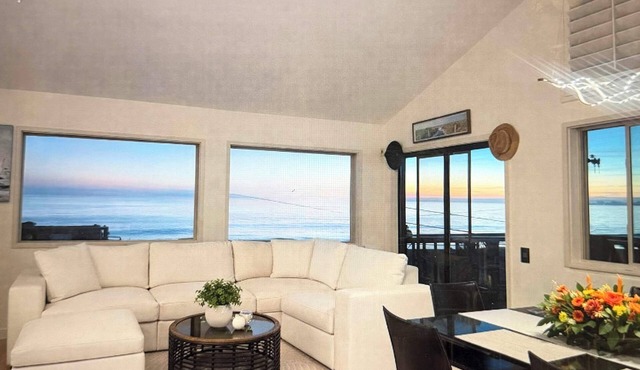 The Point a Beachfront Bliss Starts Here—Steps to the Sandy beach panoramic view
