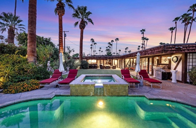 Tudor-Style Home on Manicured Grounds Near Downtown Palm Springs