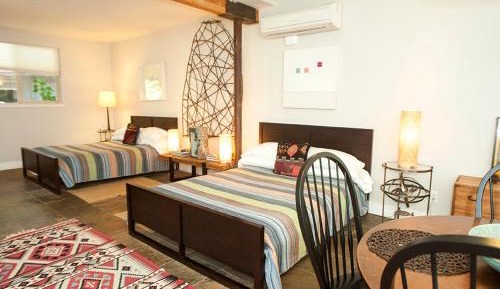 Queen Suite with Two Queen Beds and Spa Bath - Pet Friendly