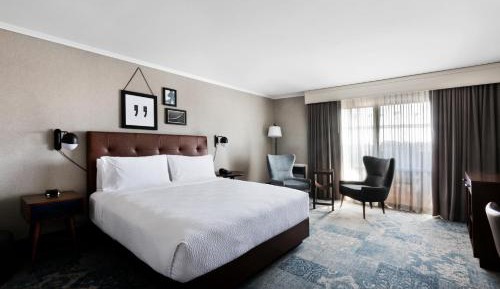 1 Bedroom Suite, 1 King, Alternate: sofa bed (Mobility &amp; Hearing Accessible w/ Roll-in Shower)